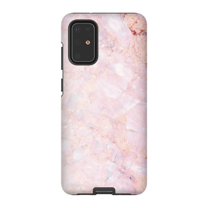 Galaxy S20 Plus StrongFit Pastel pink elegant marble by Oana 