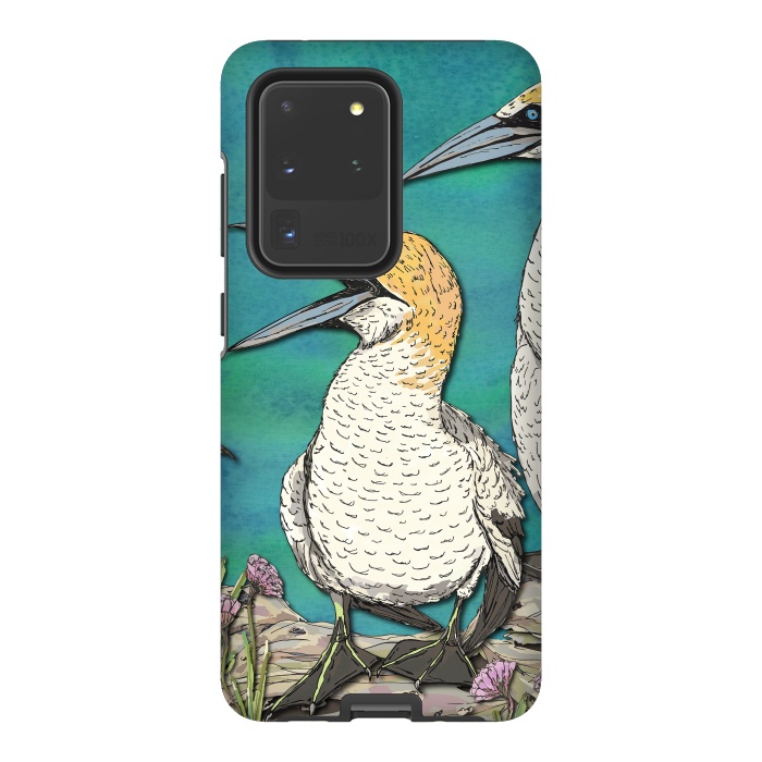 Galaxy S20 Ultra StrongFit Gannet Chat by Lotti Brown
