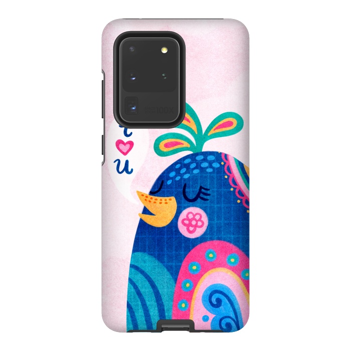 Galaxy S20 Ultra StrongFit I Love You Bird by Noonday Design