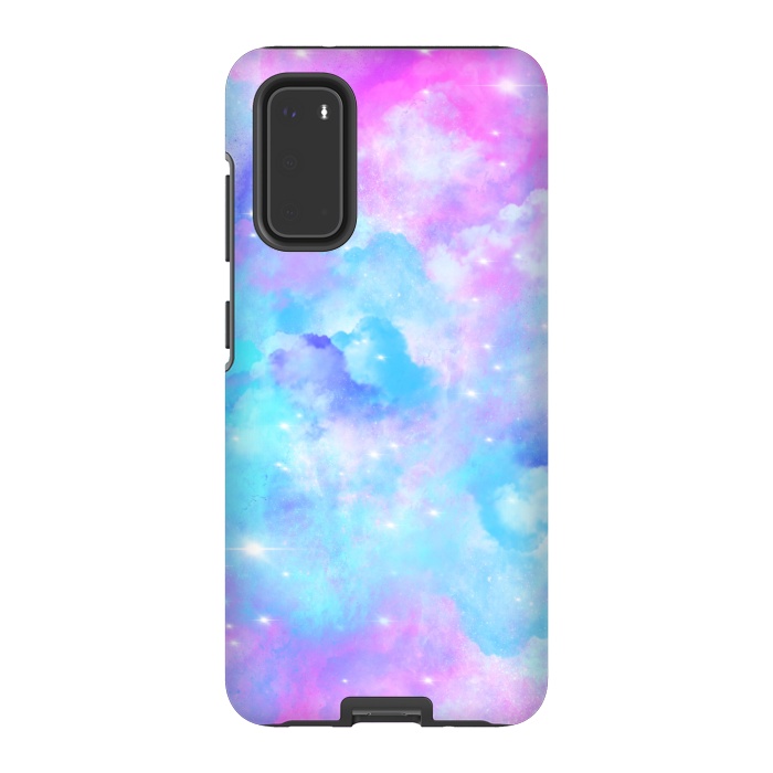 Galaxy S20 StrongFit Pastel clouds by Jms