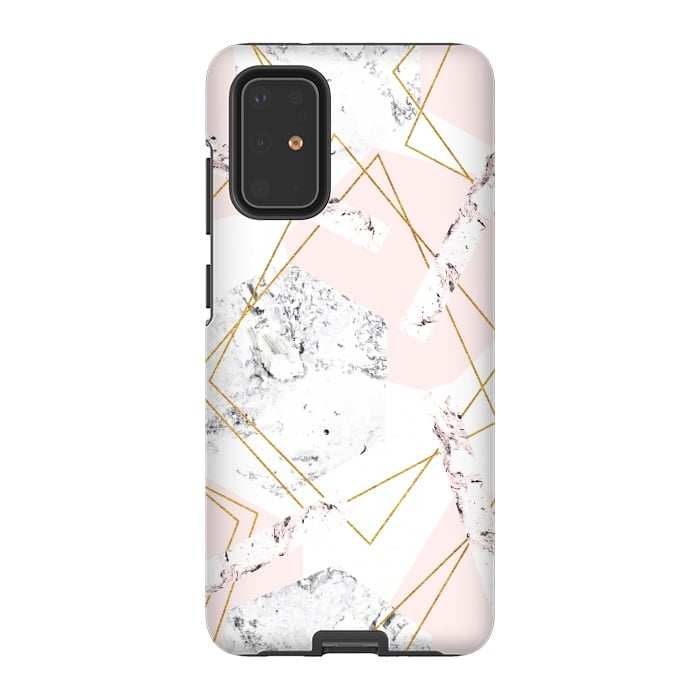 Galaxy S20 Plus StrongFit Marble and abstract frames by Julia Badeeva