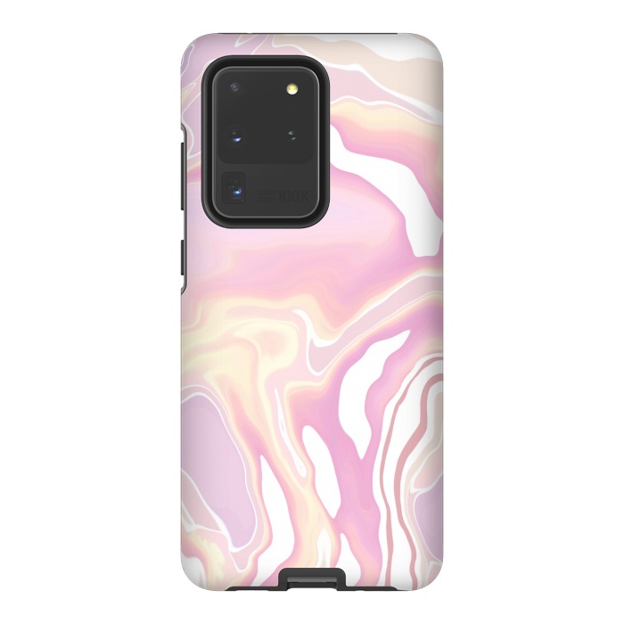 Galaxy S20 Ultra StrongFit Pink marble art by Jms