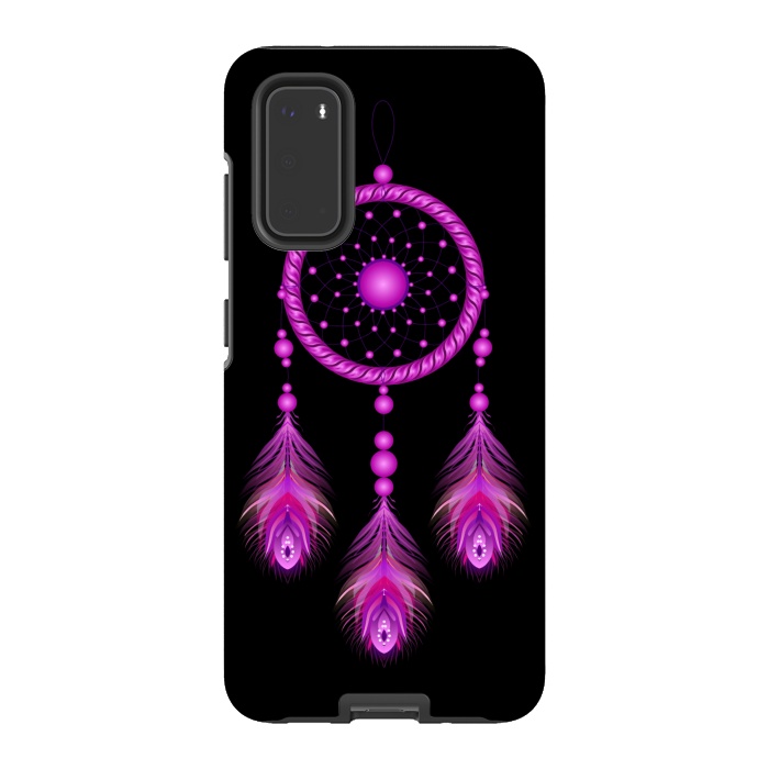 Galaxy S20 StrongFit Pink dream catcher  by Winston