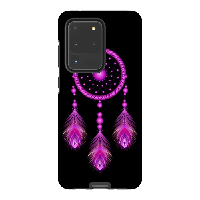 Galaxy S20 Ultra StrongFit Pink dream catcher  by Winston