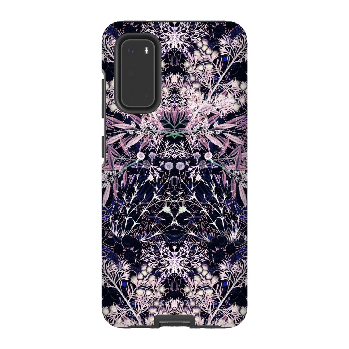 Galaxy S20 StrongFit Vintage wild flowers illustration by Oana 