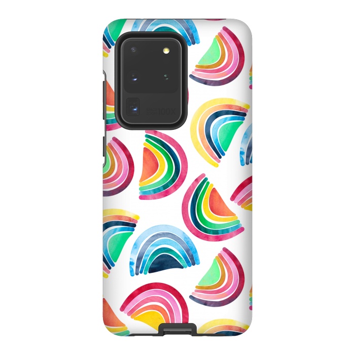 Galaxy S20 Ultra StrongFit Rainbows by gingerlique