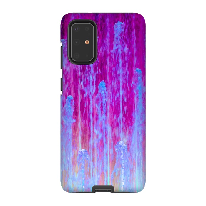 Galaxy S20 Plus StrongFit Pink blue abstract  by Winston