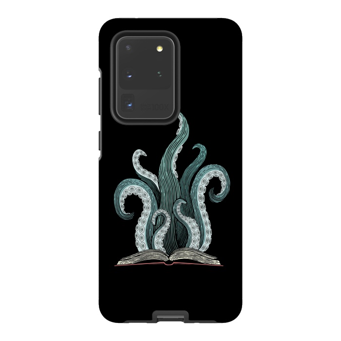 Galaxy S20 Ultra StrongFit tentacle book by Laura Nagel