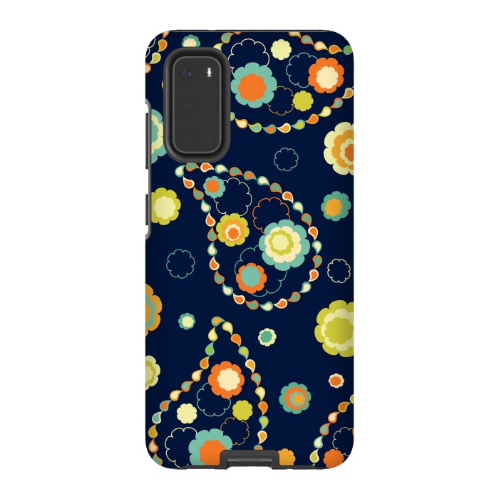 Galaxy S20 StrongFit ethnic floral print  4 by MALLIKA