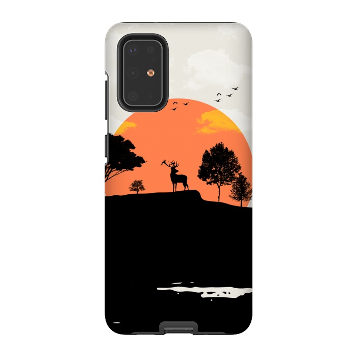 Galaxy S20 Plus StrongFit Deer in the Forest by Creativeaxle