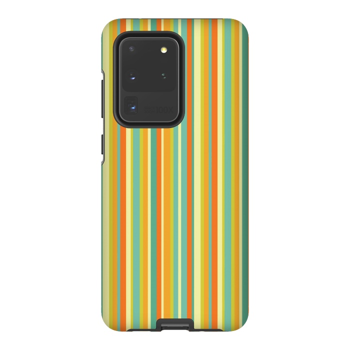 Galaxy S20 Ultra StrongFit MULTI COLOURED LINES 2 by MALLIKA