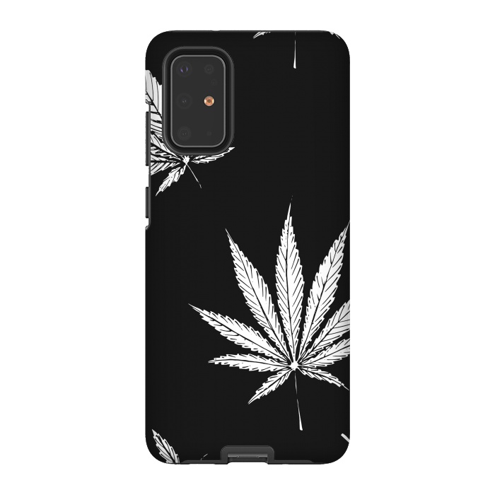 Galaxy S20 Plus StrongFit marijuana leaf by haroulita