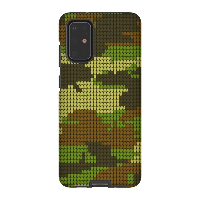 Galaxy S20 Plus StrongFit camo hearts by haroulita
