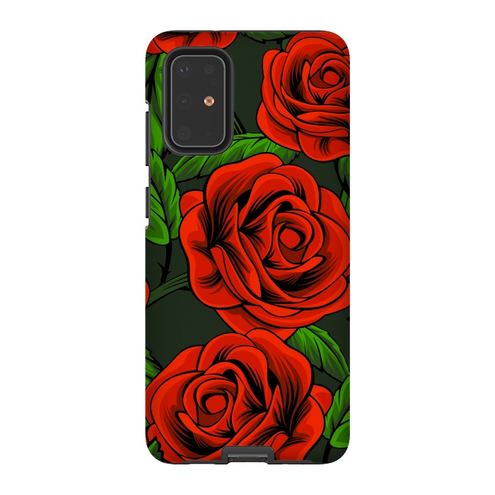Galaxy S20 Plus StrongFit red roses by haroulita