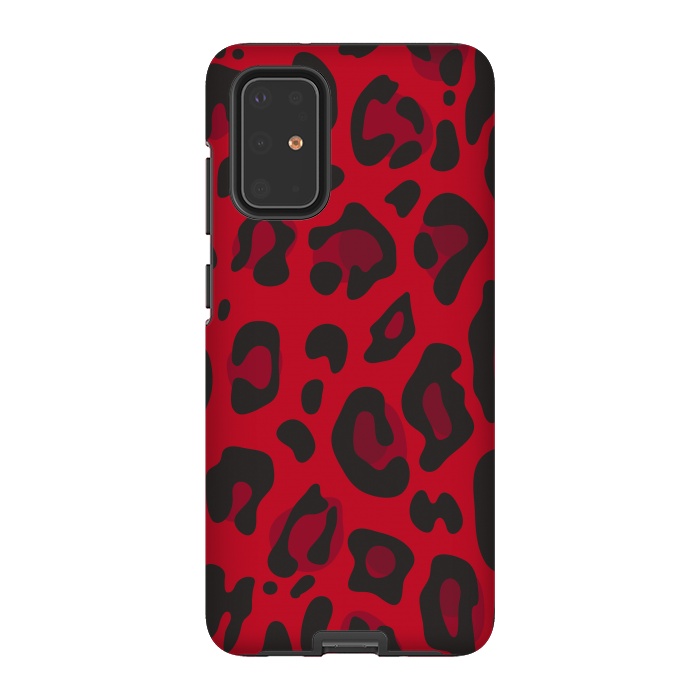 Galaxy S20 Plus StrongFit red animal print by haroulita