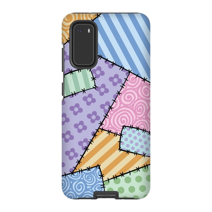Galaxy S20 StrongFit Patchwork by Laura Nagel