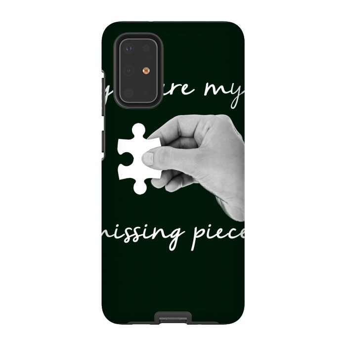 Galaxy S20 Plus StrongFit You are my missing piece valentine's day design by Oana 