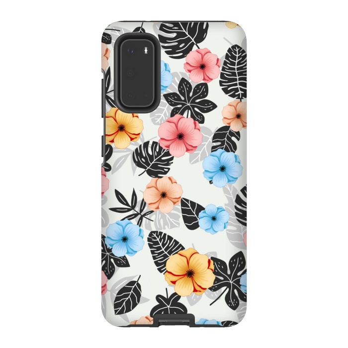 Galaxy S20 StrongFit Tropical patterns by Jms