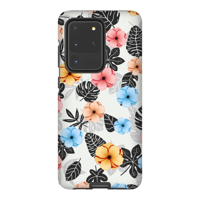 Galaxy S20 Ultra StrongFit Tropical patterns by Jms