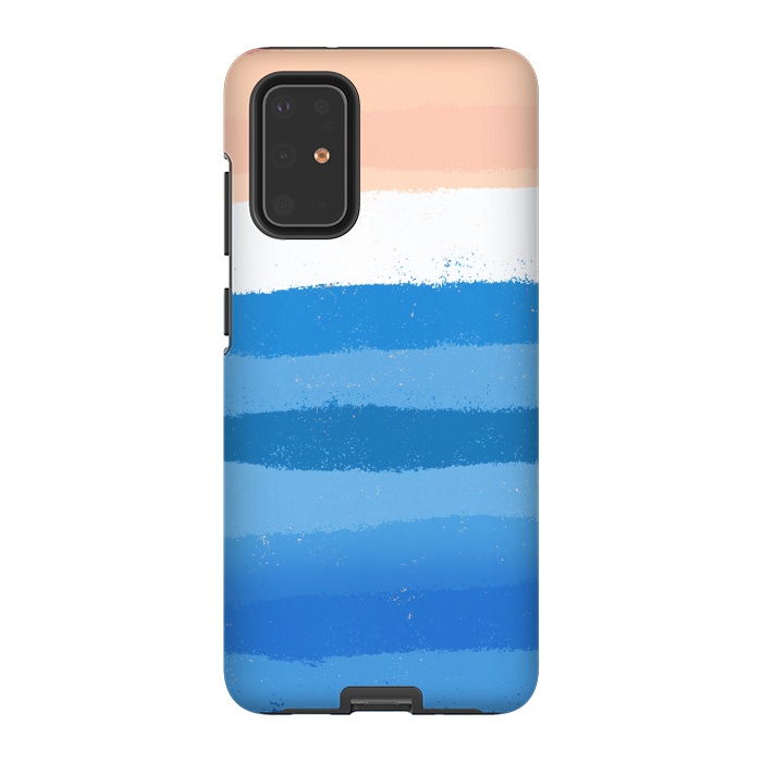 Galaxy S20 Plus StrongFit The calm painted waves by Steve Wade (Swade)