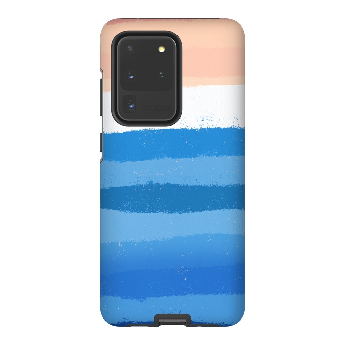 Galaxy S20 Ultra StrongFit The calm painted waves by Steve Wade (Swade)