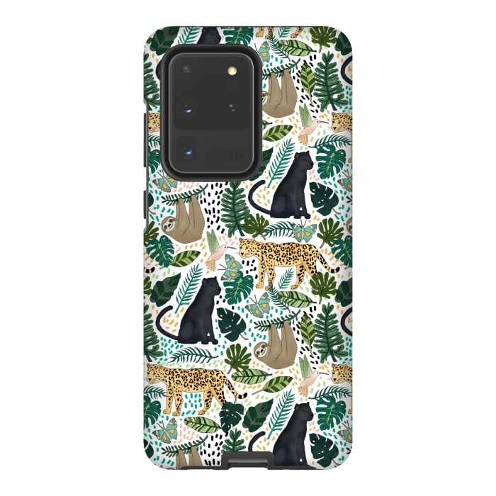 Galaxy S20 Ultra StrongFit Emerald Forest Animals by Tangerine-Tane