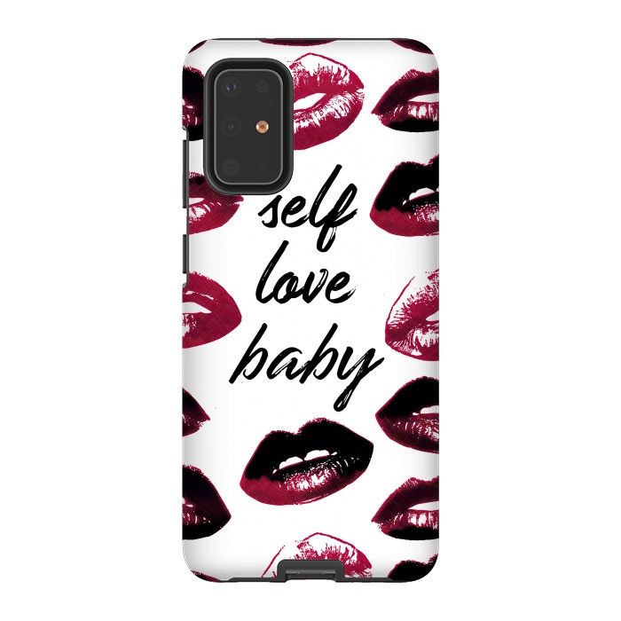 Galaxy S20 Plus StrongFit Self love lipstick kisses by Oana 