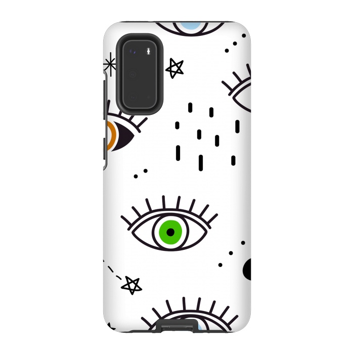Galaxy S20 StrongFit evil eyes ii by haroulita