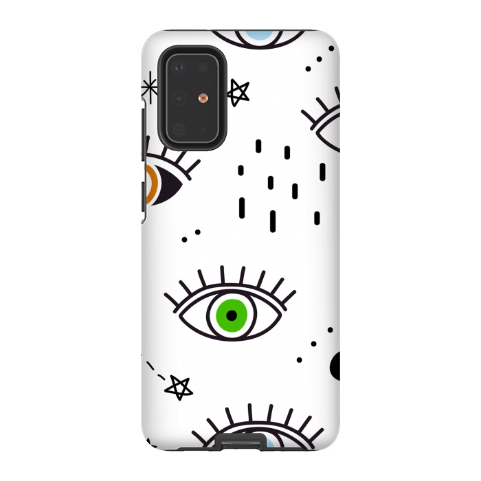 Galaxy S20 Plus StrongFit evil eyes ii by haroulita