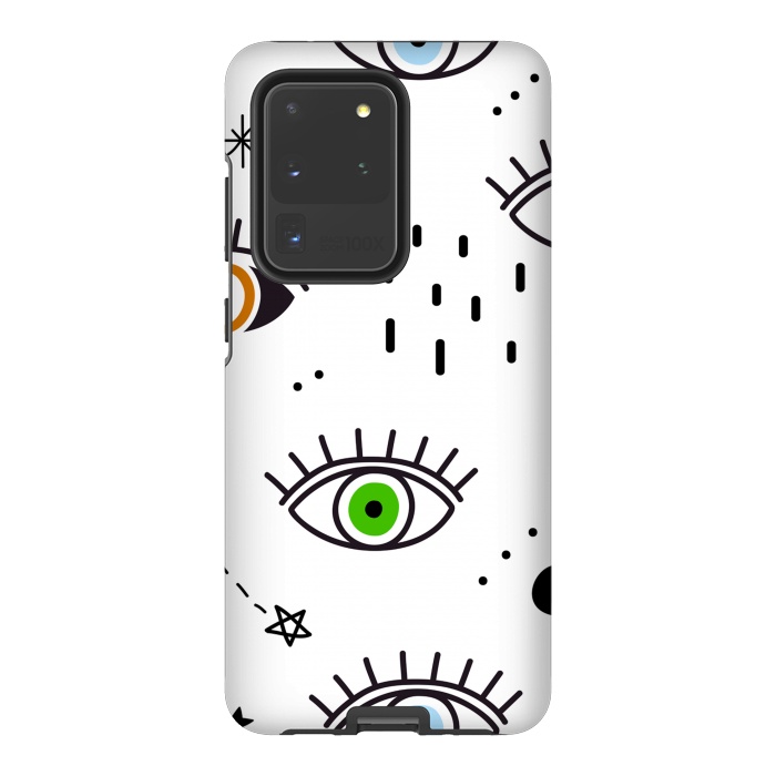 Galaxy S20 Ultra StrongFit evil eyes ii by haroulita