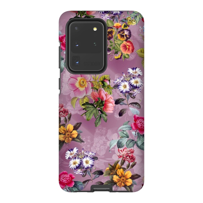 Galaxy S20 Ultra StrongFit Vintage flowers  by Winston