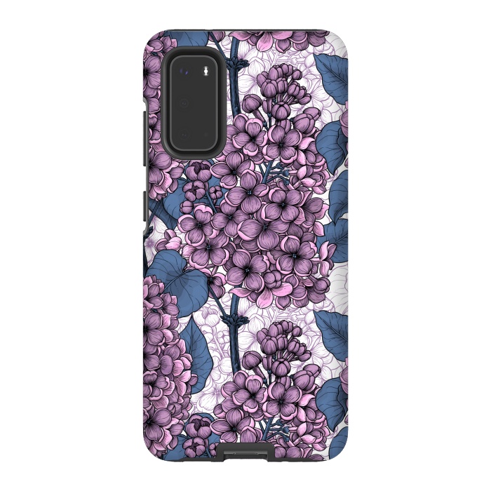 Galaxy S20 StrongFit Violet lilacs by Katerina Kirilova