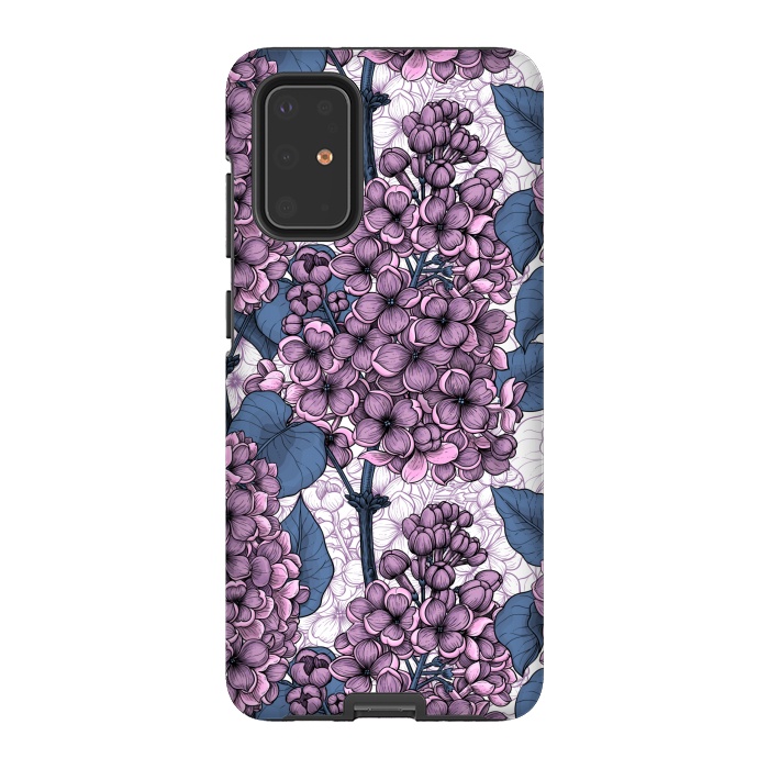 Galaxy S20 Plus StrongFit Violet lilacs by Katerina Kirilova