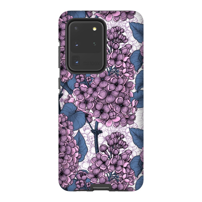 Galaxy S20 Ultra StrongFit Violet lilacs by Katerina Kirilova