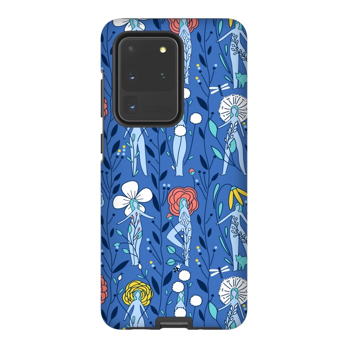Galaxy S20 Ultra StrongFit Springtime floral women design by Anna Alekseeva