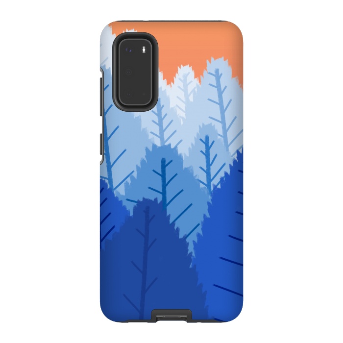Galaxy S20 StrongFit Deep blue forests  by Steve Wade (Swade)