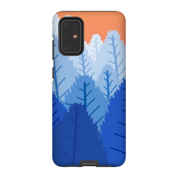 Galaxy S20 Plus StrongFit Deep blue forests  by Steve Wade (Swade)