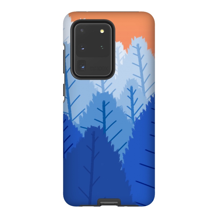 Galaxy S20 Ultra StrongFit Deep blue forests  by Steve Wade (Swade)