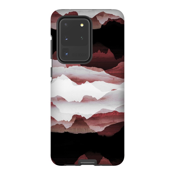 Galaxy S20 Ultra StrongFit Faded copper mountains by Oana 