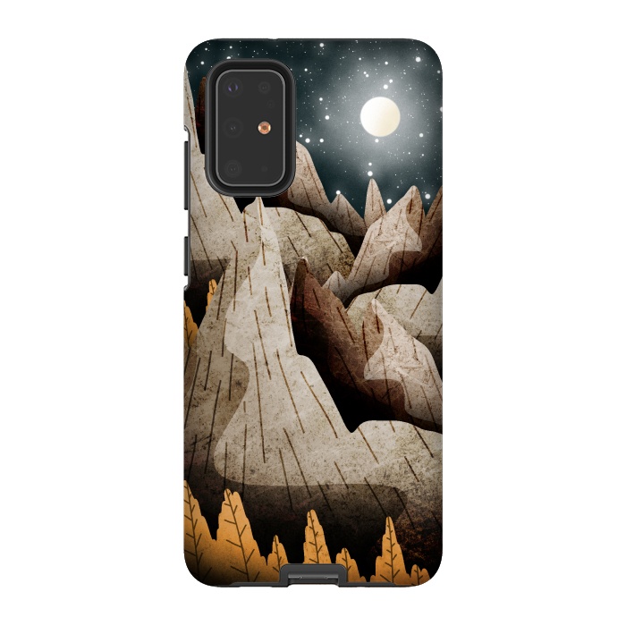 Galaxy S20 Plus StrongFit Mountainous mountain and peaks by Steve Wade (Swade)