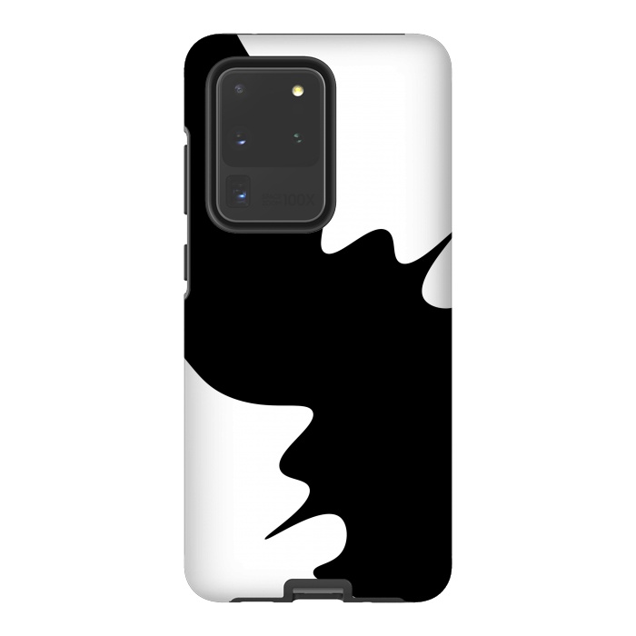 Galaxy S20 Ultra StrongFit Black and White Minimal Art-I by Creativeaxle