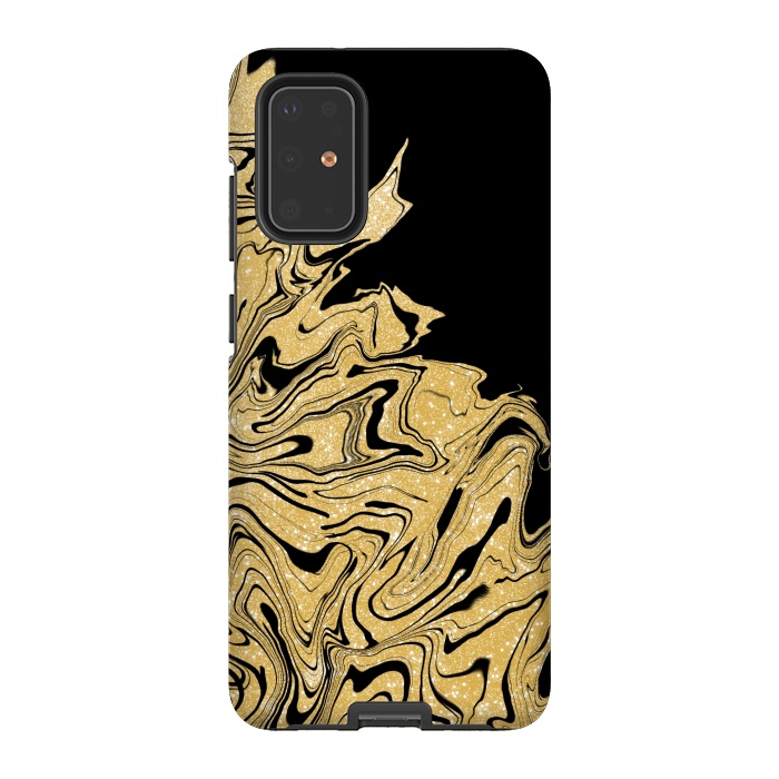 Galaxy S20 Plus StrongFit Gold marble by Jms