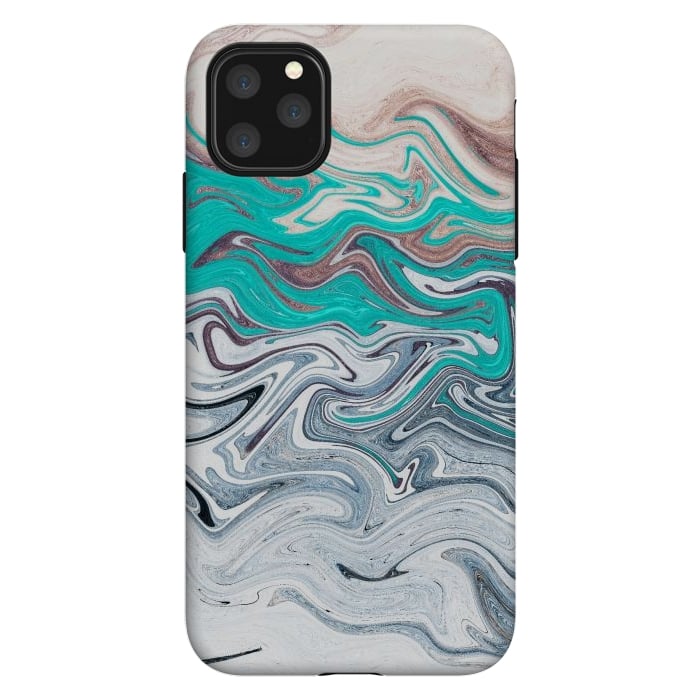 iPhone 11 Pro Max StrongFit The liquid marble beach by Steve Wade (Swade)