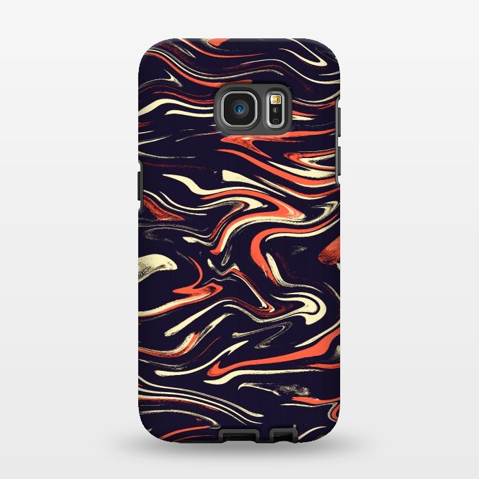 Galaxy S7 EDGE StrongFit Tiger stripes by Steve Wade (Swade)