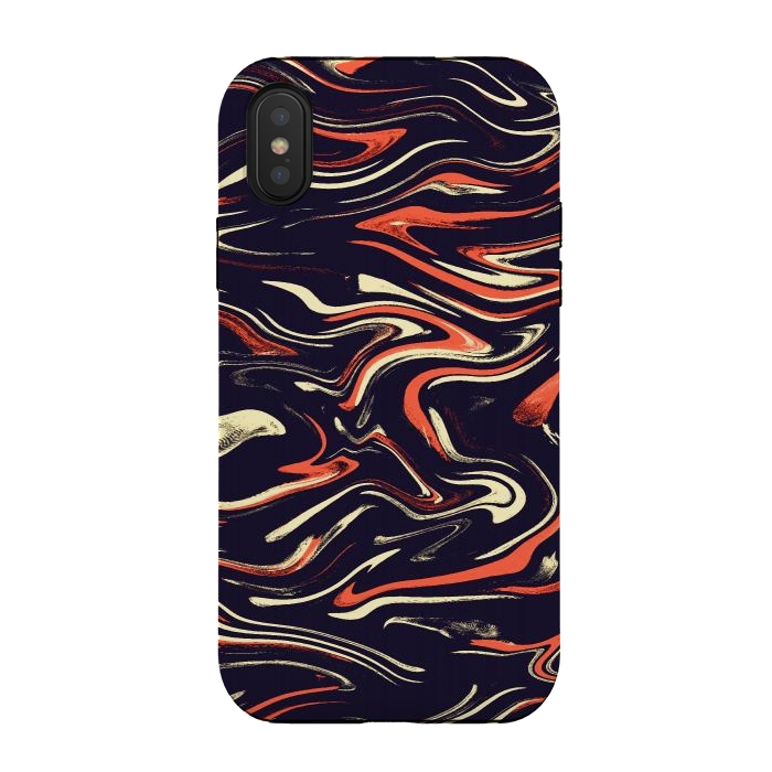 iPhone Xs / X StrongFit Tiger stripes by Steve Wade (Swade)