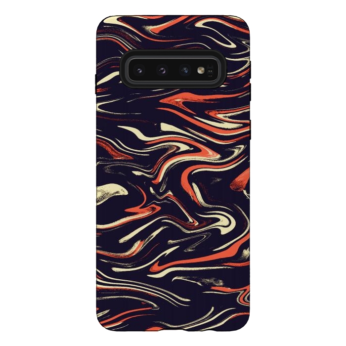 Galaxy S10 StrongFit Tiger stripes by Steve Wade (Swade)