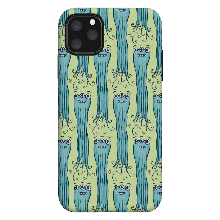 iPhone 11 Pro Max StrongFit Cute Octopus Sea Monster Character by Boriana Giormova