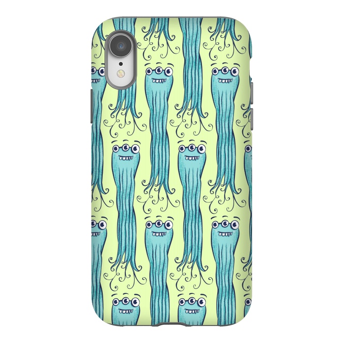 iPhone Xr StrongFit Cute Octopus Sea Monster Character by Boriana Giormova