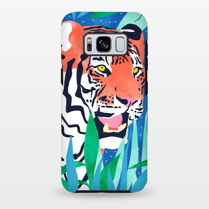 Galaxy S8 plus StrongFit Tiger Forest by Uma Prabhakar Gokhale