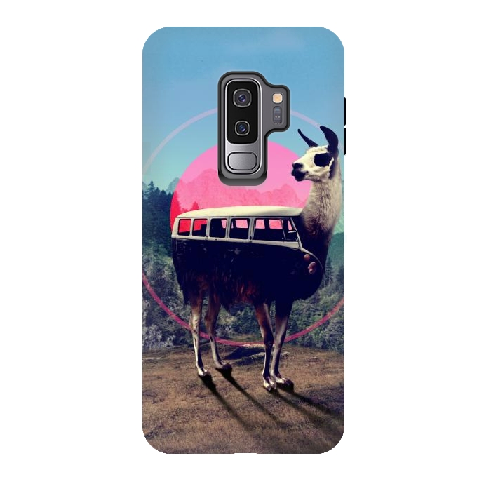 Galaxy S9 plus StrongFit Llama Van by Ali Gulec